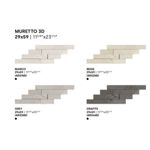 ARDESIA BIANCO BRICK 3D 29X59 - IMPRONTA IAR01MD IMPRONTA - 1