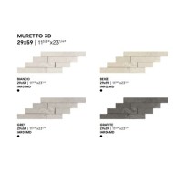ARDESIA BEIGE MURETTO 3D 29X59 - IMPRONTA IAR02MD IMPRONTA - 1