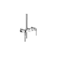 GEAR External part 2-way wall-mounted shower mixer with diverter, water connection and GESSI hand shower support GESSI SPA  - 2