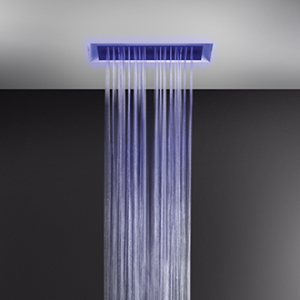 AFILO Multifunction system with false ceiling chromotherapy 300x500 with rain / waterfall / mist functions GESSI