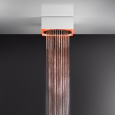 AFILO Ceiling / false ceiling shower system with chromotherapy Ø350 with GESSI rain function GESSI SPA  - 2
