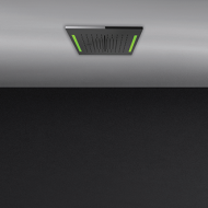 COLOUR Système multifonction avec faux plafond chromothérapie 350x350 avec fonctions pluie / cascade / brumisateur GESSI GESSI S