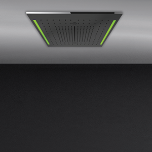 COLOUR Sistema multifunzione con cromoterapia a controsoffitto 500x500 con funzioni pioggia/cascata/nebulizzata GESSI GESSI SPA 
