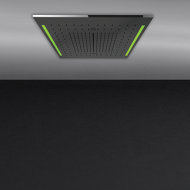 COLOUR Système multifonction avec faux plafond chromothérapie 500x500 avec fonctions pluie / cascade / brumisateur GESSI GESSI S