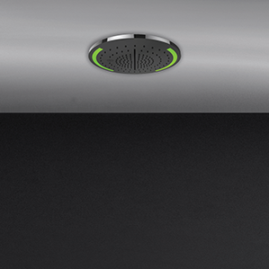 COLOUR Système multifonction avec faux plafond chromothérapie Ø350 avec fonctions pluie / cascade / brumisateur GESSI GESSI SPA 