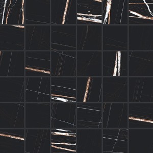 STONES&MORE 2.0  SAHARA NOIR MATT  MOSAIK 5X5 - CREATIVE DESIGN FLORIM 756685 FLORIM CREATIVE DESIGN - 1