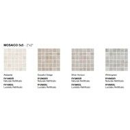 CRYSTAL SILVER  MOSAIQUE 5X5 SQ  - COEM RY3MS5R COEM - 1