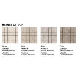 VERSATILE STONE BEIGE  MOSAIQUE 5X5 SQ  - COEM VS2MS5R COEM - 1