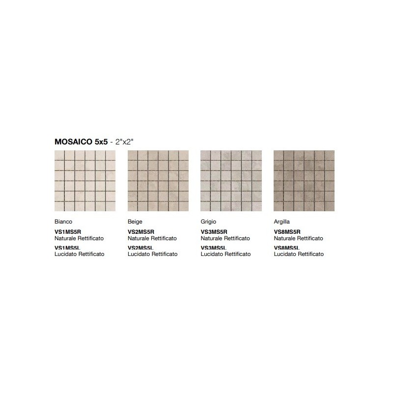 VERSATILE STONE BEIGE  MOSAIC 5X5 SQ  - COEM VS2MS5R COEM - 1
