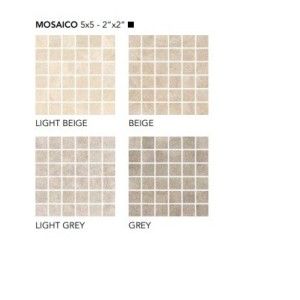 AUTENTICA GREY MOSAICO 5X5 RETTIFICATO - FIORANESE CERAMICHE AU4MS5R FIORANESE CERAMICHE - 1