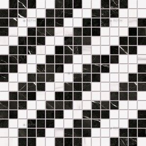 PRESTIGIO MARQUINIA LUCIDO MOSAICO MICRO 30X30 RETTIFICATO  - REFIN RB65 REFIN - 1