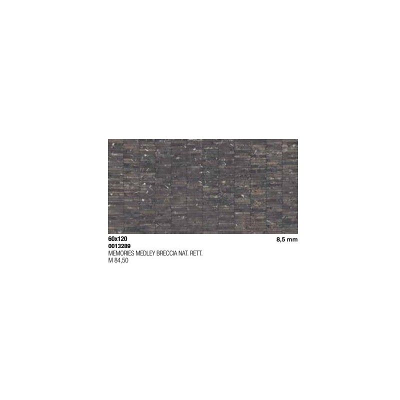 SUPREME MEMORIES MEDLEY BRECCIA NATUREL 60X120 SQ - FLAVIKER PF60013289 FLAVIKER - 1