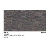 SUPREME MEMORIES MEDLEY BRECCIA NATUREL 60X120 SQ - FLAVIKER PF60013289 FLAVIKER - 1