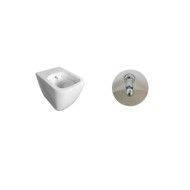 BIANCA RIMLESS WC filo muro con Bidet integrato 360x525 HATRIA HATRIA - 1