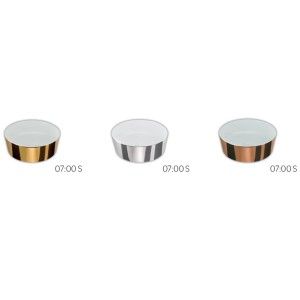 HAPPY HOUR SLIM Countertop washbasin 07:00 S without holes without overflow 44X44 YELLOW GOLD Bicolor HATRIA HATRIA - 1
