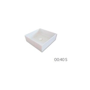 HAPPY HOUR SLIM Countertop washbasin 00:40 S without holes without overflow 40X40 HATRIA HATRIA - 3