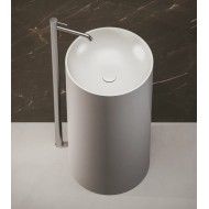 LAVABI FREESTANDING Lavabo in solid surface FW_01 Bianco Matt/Cemento 44x87 HATRIA HATRIA - 2