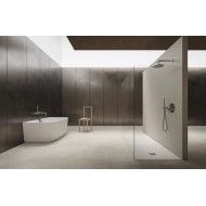 WANDMONTIERTE BADEWANNE Badewanne H-Solid 03 160x84x55 MATTWEISS HATRIA HATRIA - 2