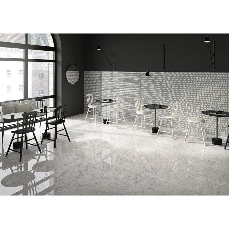MARMOREA BIANCO CALACATTA DECO 75X150 Lucidato/Rett.  Fioranese MM712DL FIORANESE CERAMICHE - 1