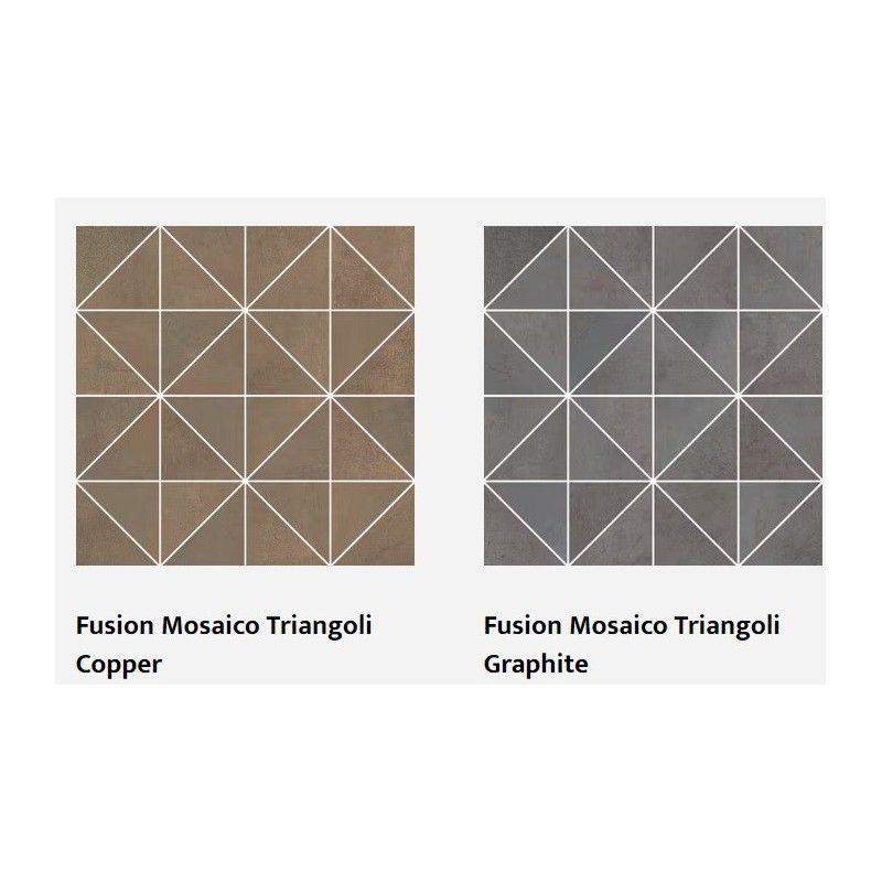 FUSION  MOSAIK TRIANGOLI GRAPHIT 36x36 - CASALGRANDE PADANA 16714435 CASALGRANDE PADANA - 1