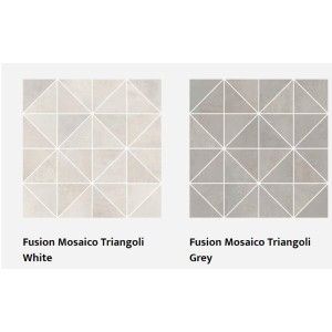 FUSION  MOSAICO TRIANGOLI WHITE 36x36 - CASALGRANDE PADANA 16714436 CASALGRANDE PADANA - 1
