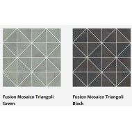 FUSION  MOSAICO TRIANGOLI BLACK 36x36 - CASALGRANDE PADANA 16714438 CASALGRANDE PADANA - 1