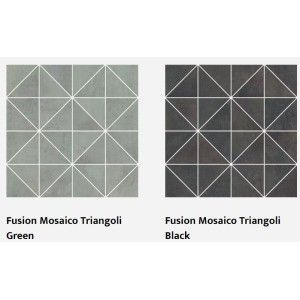FUSION  MOSAICO TRIANGOLI GREEN 36x36 - CASALGRANDE PADANA 16714440 CASALGRANDE PADANA - 1