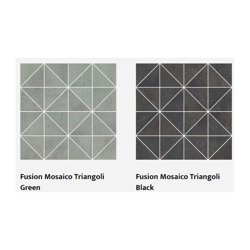 FUSION  MOSAICO TRIANGOLI GREEN 36x36 - CASALGRANDE PADANA 16714440 CASALGRANDE PADANA - 1