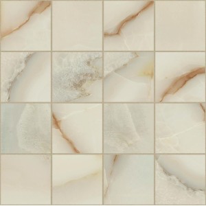 BIJOUX ONYX BLANCHE GLOSSY 6MM MOSAICO  7,5X7,5  - LUXURY DESIGN FLORIM 767615 FLORIM LUXURY DESIGN - 1