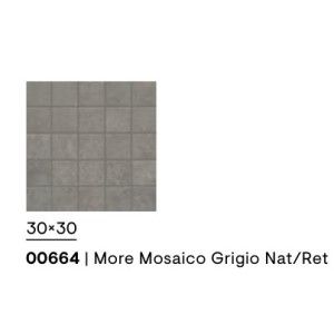 MORE MOSAICO GRIGIO NATURALE RETTIFICATO 30X30 - CERAMICHE PIEMME 00664 PIEMME CERAMICHE - 1