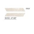 LIMESTONE CHEVRON ITALIAN WHITE NATURALE RETTIFICATO 10X53 - CERAMICHE PIEMME 05549 PIEMME CERAMICHE - 1