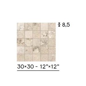 LIMESTONE FRENCH BEIGE MOSAICO MIX LEVIGATO 30X30 NATURALE - CERAMICHE PIEMME 05587 PIEMME CERAMICHE - 1
