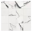 B&W MARBLE BREACH HIGH GLOSSY  6MM MOSAIQUE  30x30 Tessera 7,5X7,5 - ARCHITECTURAL DESIGN FLORIM 767448 FLORIM ARCHITECTURAL DES
