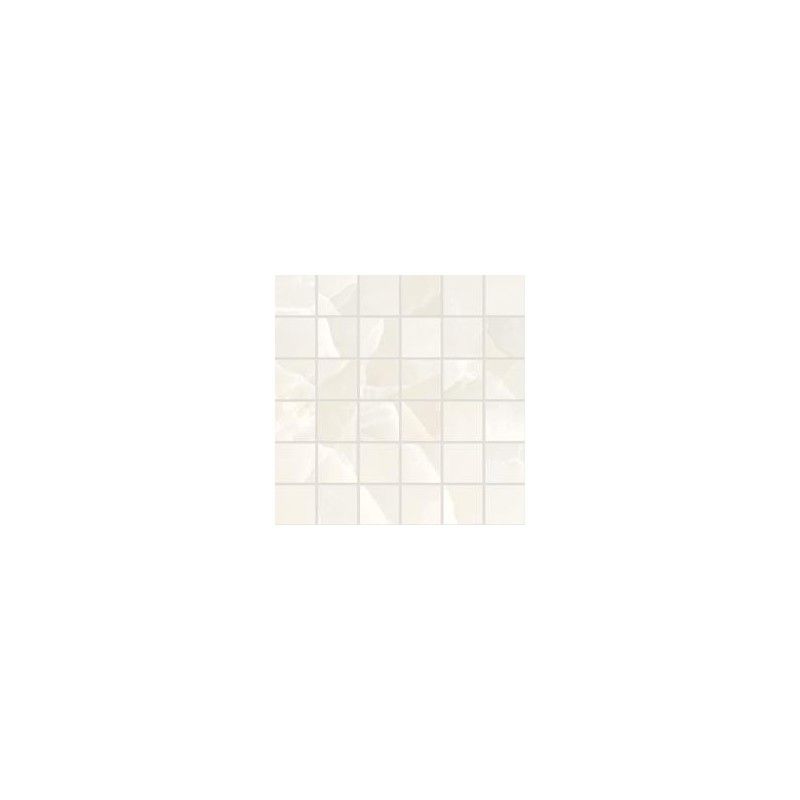 TELE DI MARMO ONYX  30X30 ONYX MOSAIQUE 5X5  IVORY SILKTECH - EMILCERAMICA  EKYU EMILCERAMICA - 1