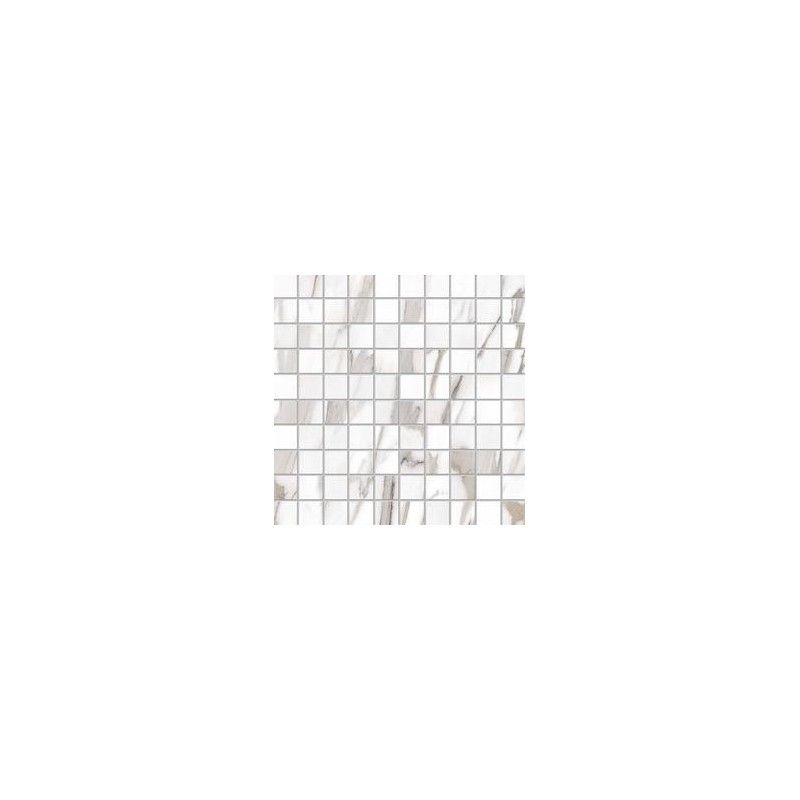 TELE DI MARMO RELOADED  30X30  MOSAIQUE 3X3 CALACATTA GOLD CANOVA NATUREL - EMILCERAMICA  E0QL EMILCERAMICA - 1