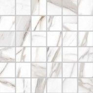TELE DI MARMO RELOADED  30X30  MOSAIQUE 5X5 CALACATTA GOLD CANOVA NATUREL - EMILCERAMICA  E0Q6 EMILCERAMICA - 1