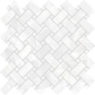 TELE DI MARMO REVOLUTION  30X30  INTRECCI THASSOS NATURALE - EMILCERAMICA  EHPG EMILCERAMICA - 1