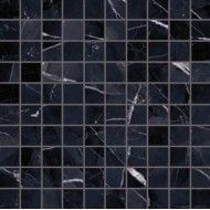 TELE DI MARMO REVOLUTION  30X30  MOSAIQUE 3X3 CALACATTA BLACK FULL ROCHÉ - EMILCERAMICA  EHPE EMILCERAMICA - 1