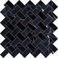 TELE DI MARMO REVOLUTION  30X30  INTRECCI CALACATTA BLACK FULL ROCHÉ - EMILCERAMICA  EHPQ EMILCERAMICA - 1
