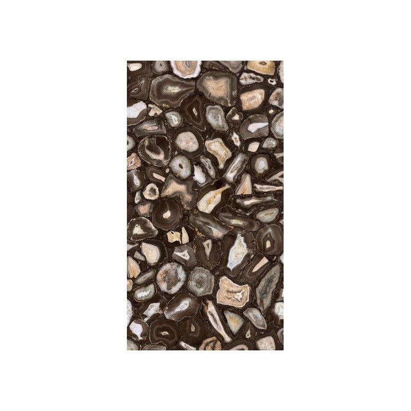 MYSTIC LUXE UMBER GOLD GLOSSY 6MM 120X280 SQ - LUXURY DESIGN FLORIM CERAMICHE 779874 LUXURY DESIGN FLORIM CERAMICHE - 1