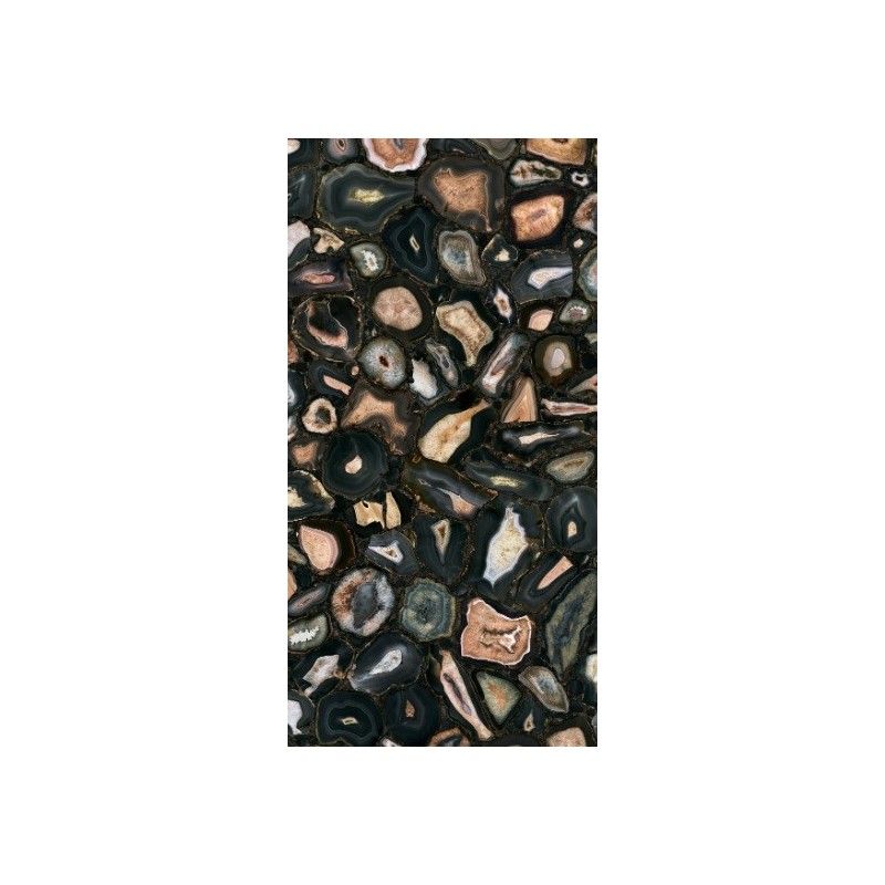 MYSTIC LUXE BLACK  SEA GLOSSY 6MM 120X280 SQ - LUXURY DESIGN FLORIM CERAMICHE 779871 LUXURY DESIGN FLORIM CERAMICHE - 1