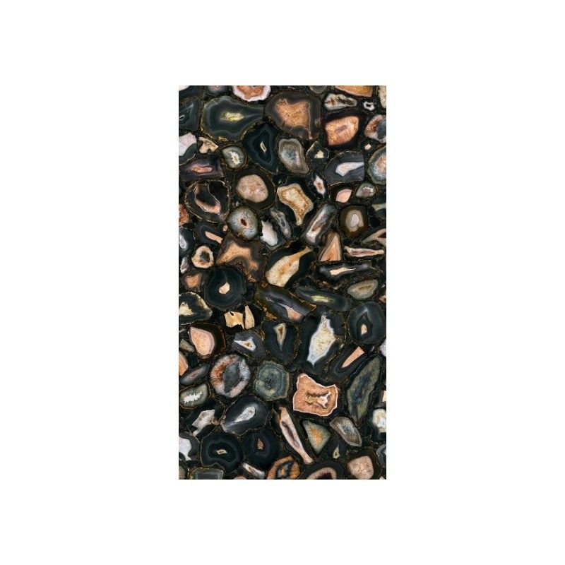 MYSTIC LUXE BLACK  SEA GOLD GLOSSY 6MM 120X280 SQ - LUXURY DESIGN FLORIM CERAMICHE 779870 LUXURY DESIGN FLORIM CERAMICHE - 1