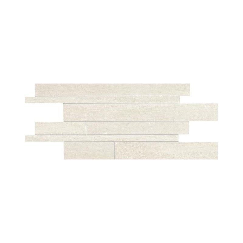 STONE PROJECT 30X60 MOSAIQUE LISTELLI  M63660 SFALSATI WHITE MIX - ERGON EMILGROUP E1EW ERGON EMILGROUP - 1