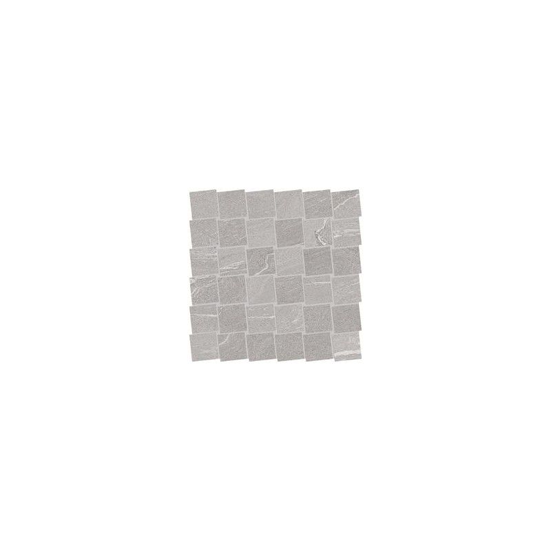 STONE TALK 30X30 MOSAICO  DADO Z30G98R GREY MARTELLATA RETTIFICATO - ERGON EMILGROUP EDRH ERGON EMILGROUP - 1