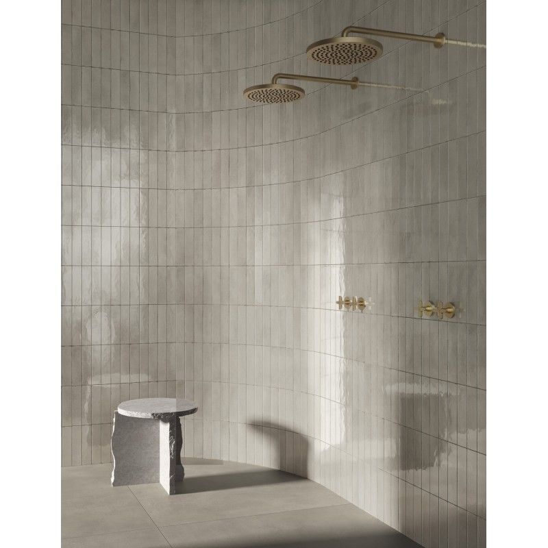 Brit PEARL GREY SHINY 6x24,6 cm 9 mm - CERAMICA FONDOVALLE BRI003 CERAMICA FONDOVALLE - 1