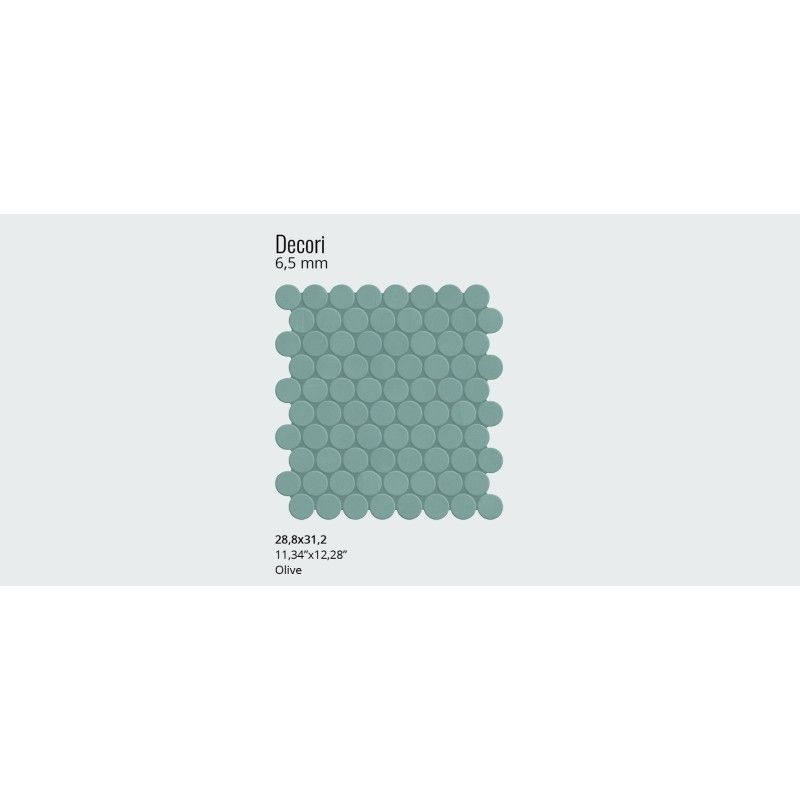 Res Art OLIVE 31,2x28,8   cm Mosaik Ball   - CERAMICA FONDOVALLE RES254 CERAMICA FONDOVALLE - 1