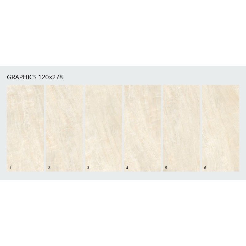 Infinito 2.0 ONICE WHITE GLOSSY 120X278 cm 6,5 mm  - CERAMICA FONDOVALLE INF1135 CERAMICA FONDOVALLE - 1