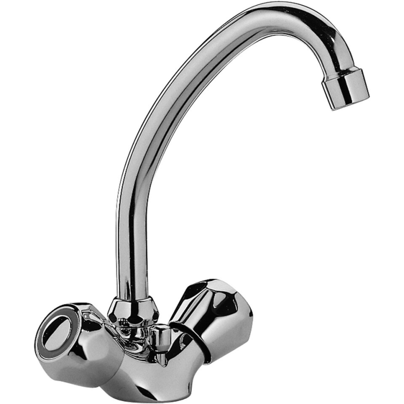 DANUBIO Einlochwaschbecken mit verstellbarem Auslauf Chrom - Paffoni DA 072 CR RUBINETTERIA PAFFONI - 1