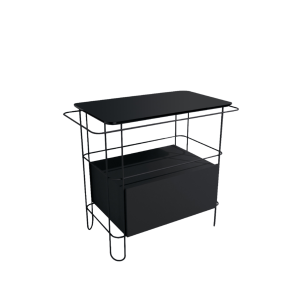 Struttura in acciaio inox con top in gres e cassetto in legno laccato Ceramica Flaminia FI75SCNE CERAMICA FLAMINIA - 1