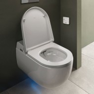 CLEON Vaso sospeso 62 cm con funzione bidet integrata Rak Ceramics CLEWC1448AWHA RAK CERAMICS - 1